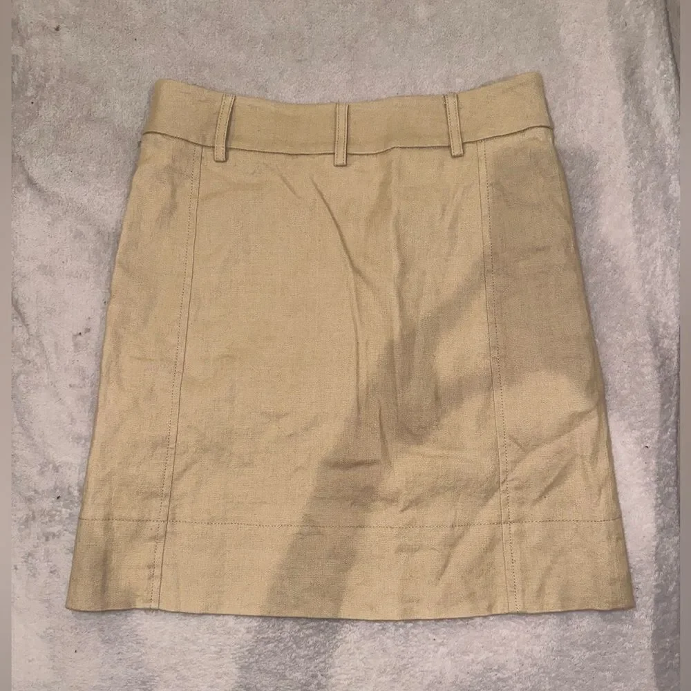 Tory Burch khaki tan skirt women’s size 6